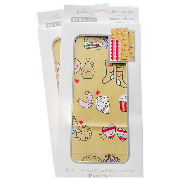 Hallmark Valentines Day 24-Count Gift Bags Treats Favors Classroom Parties New - Picture 2 of 5